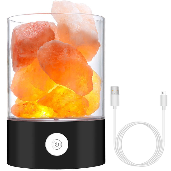 Himalayan Salt Desk Lamp & Air Purifier White | Kalsten