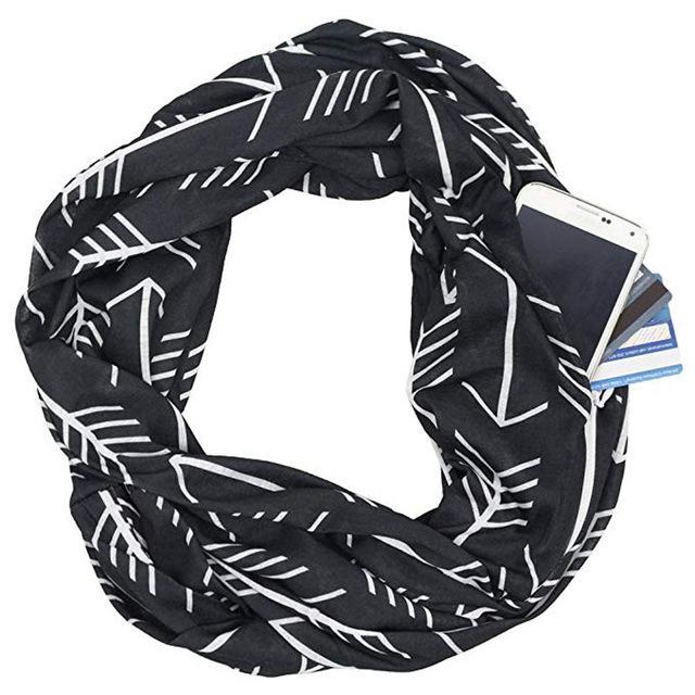 Multi-Way Infinity Scarf with Pocket | Kalsten
