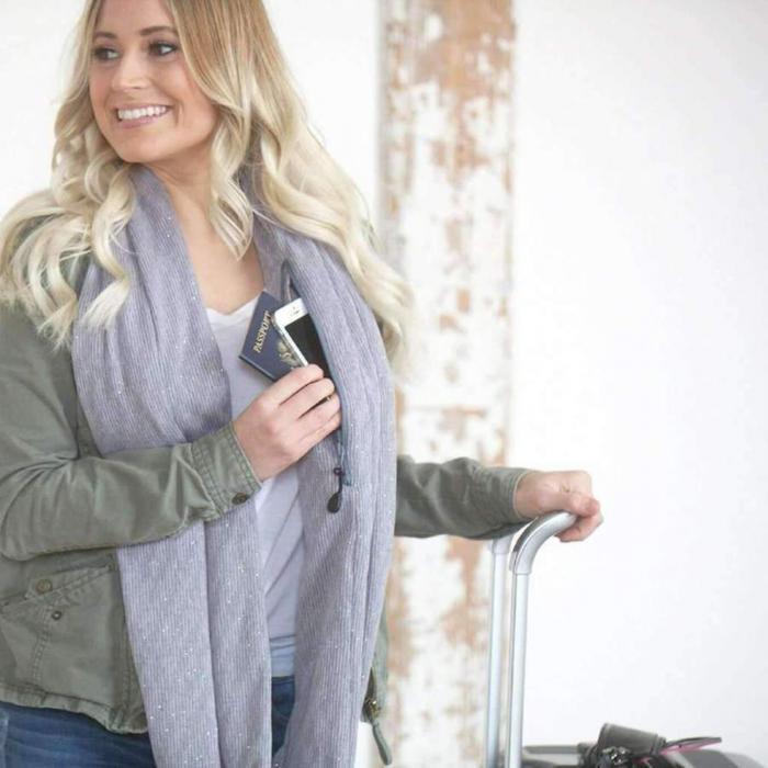 Multi-Way Infinity Scarf with Pocket | Kalsten
