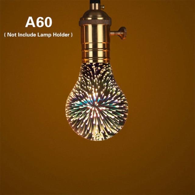 3D Stars LED Fireworks Effect Night Light | Kalsten