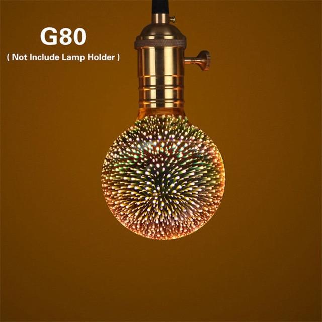 3D Stars LED Fireworks Effect Night Light | Kalsten