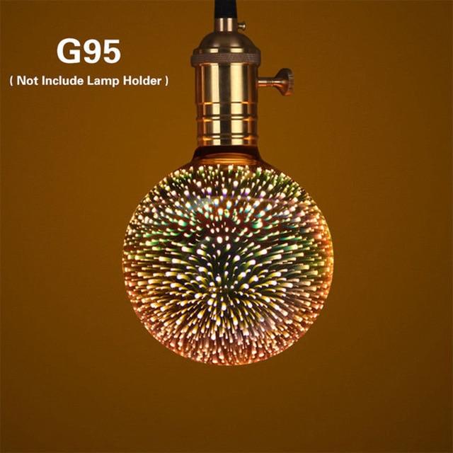 3D Stars LED Fireworks Effect Night Light | Kalsten