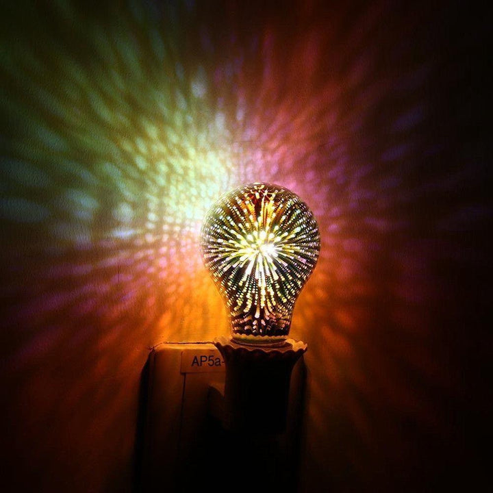 3D Stars LED Fireworks Effect Night Light | Kalsten