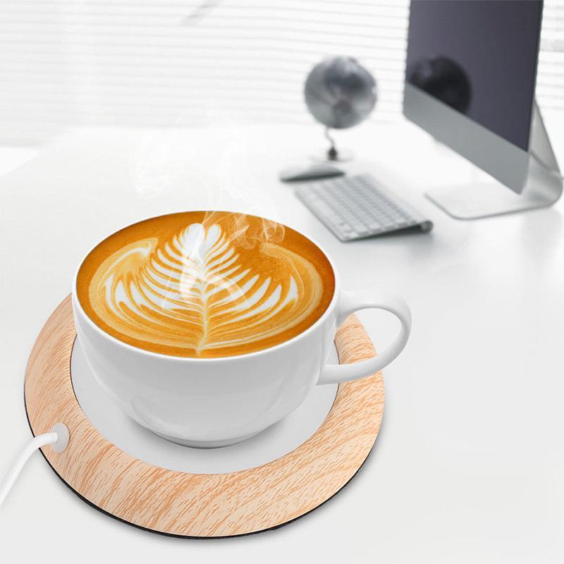USB Cup Warmer - Wood Grain | Kalsten