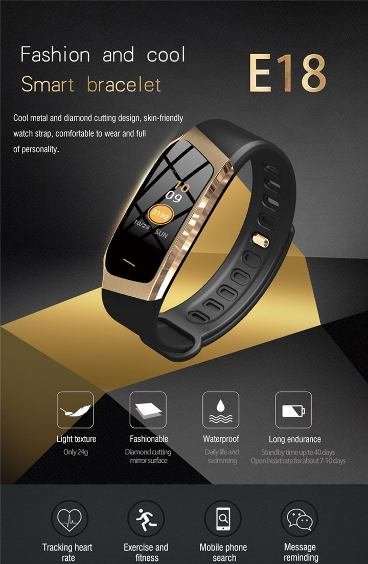 Kalsten | Fitband Smart Watch Waterproof Blood Pressure Oxygen Heart Rate Monitor Sport Bracelet