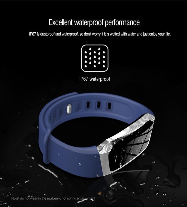 Kalsten | Fitband Smart Watch Waterproof Blood Pressure Oxygen Heart Rate Monitor Sport Bracelet