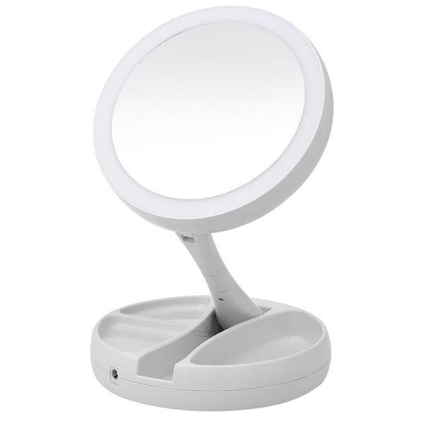Folding LED Makeup Mirror | Kalsten
