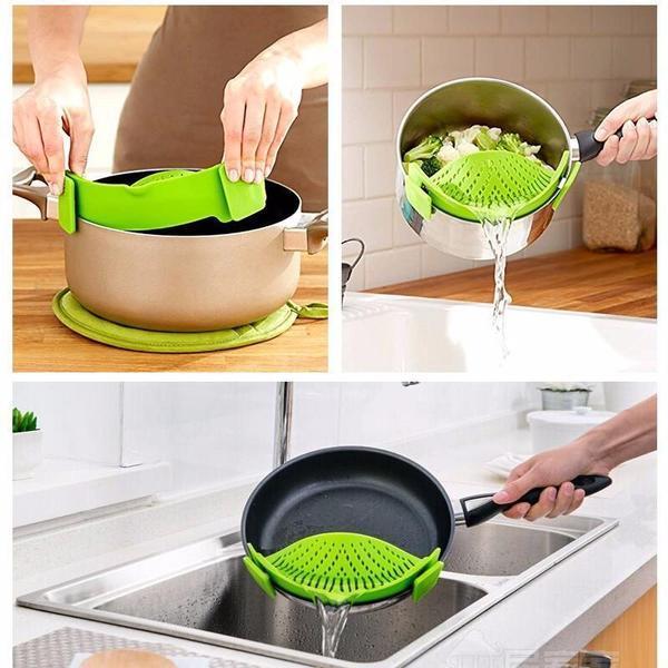 Food Straining Silicone Colander | Kalsten