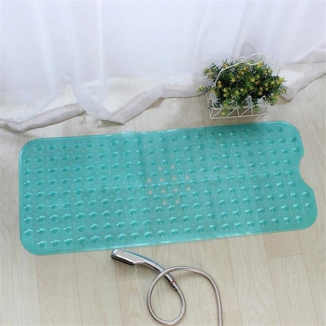 Kalsten | Anti-skid Bath Mat Soft Bathroom Massage Mat Suction Cup Non-slip Bathtub Carpet