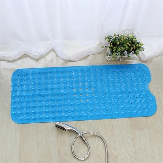 Kalsten | Anti-skid Bath Mat Soft Bathroom Massage Mat Suction Cup Non-slip Bathtub Carpet