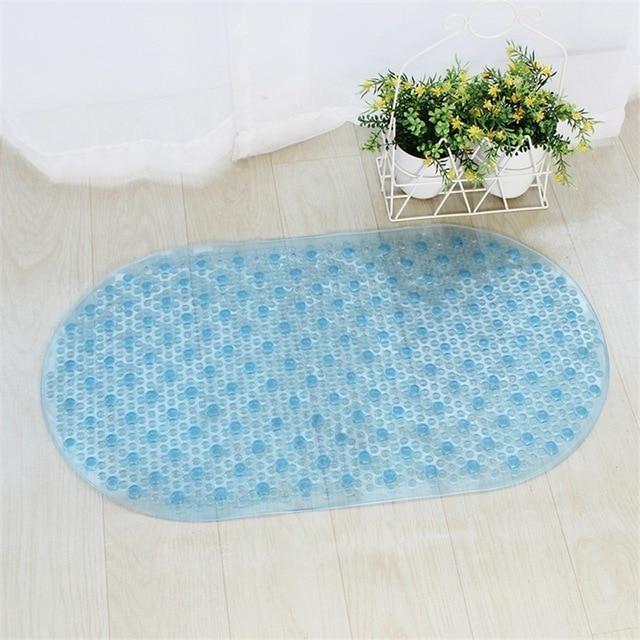 Kalsten | Anti-skid Bath Mat Soft Bathroom Massage Mat Suction Cup Non-slip Bathtub Carpet