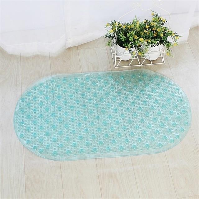 Kalsten | Anti-skid Bath Mat Soft Bathroom Massage Mat Suction Cup Non-slip Bathtub Carpet