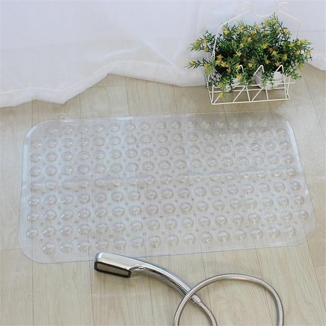 Kalsten | Anti-skid Bath Mat Soft Bathroom Massage Mat Suction Cup Non-slip Bathtub Carpet