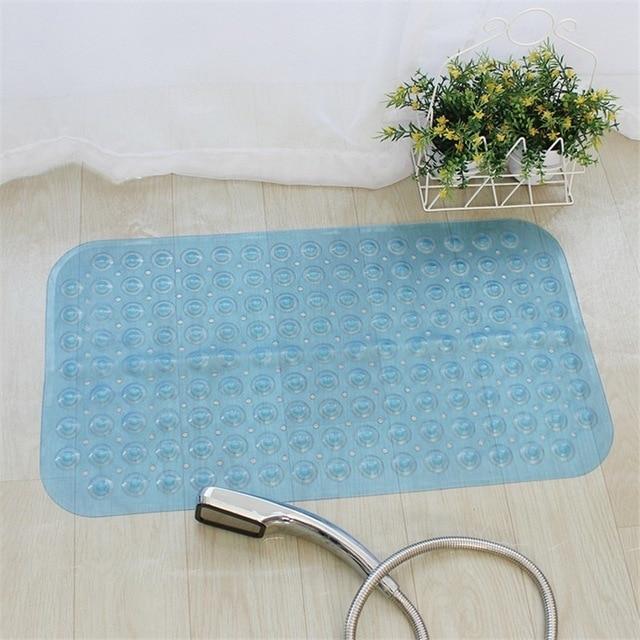 Kalsten | Anti-skid Bath Mat Soft Bathroom Massage Mat Suction Cup Non-slip Bathtub Carpet