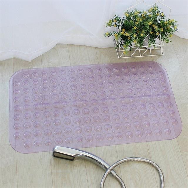 Kalsten | Anti-skid Bath Mat Soft Bathroom Massage Mat Suction Cup Non-slip Bathtub Carpet