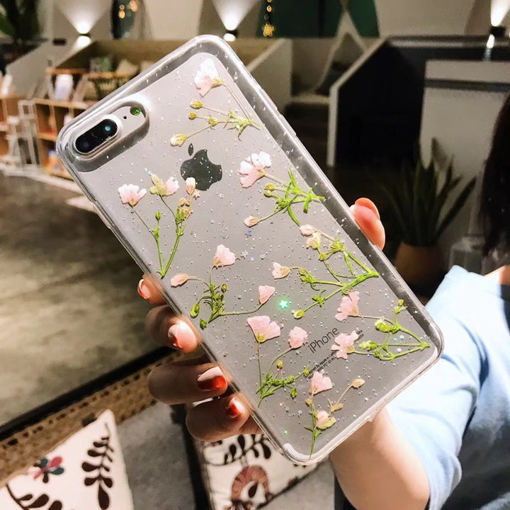 DaisyOats - Real Dried Flowers iPhone Case | Kalsten