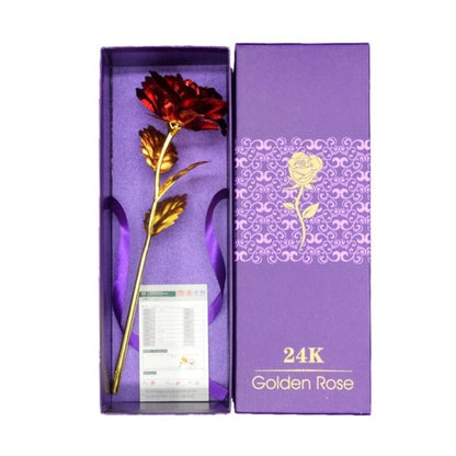 Brehn | 24k gold-plated rose | Including certificate and luxurious gift box