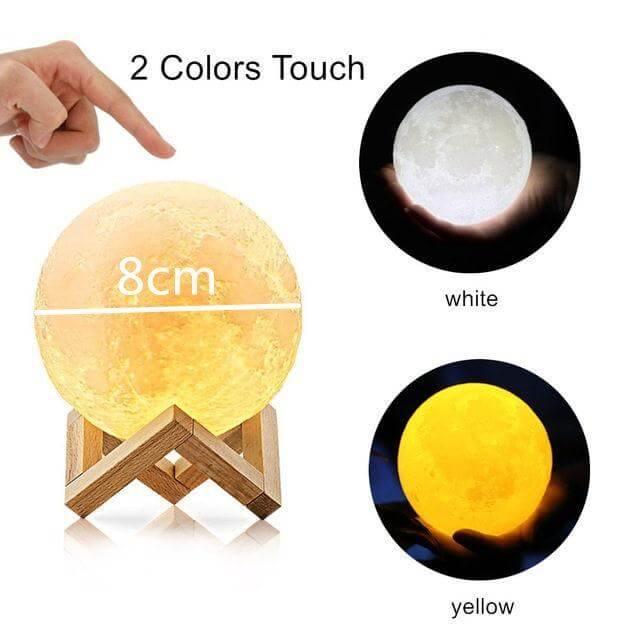 3D Moon Night Lamp | Kalsten