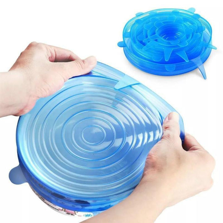 EcoLid - 6 Silicone Reusable Stretch Covers | Kalsten