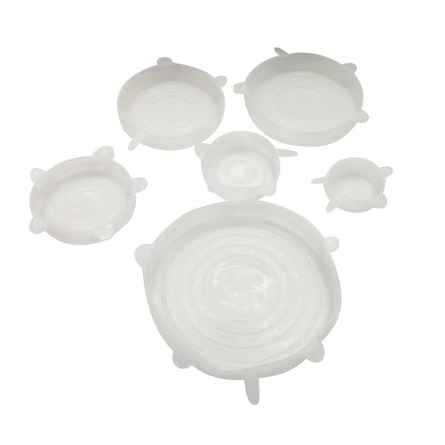EcoLid - 6 Silicone Reusable Stretch Covers | Kalsten