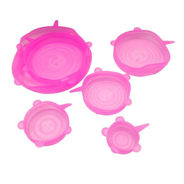 EcoLid - 6 Silicone Reusable Stretch Covers | Kalsten