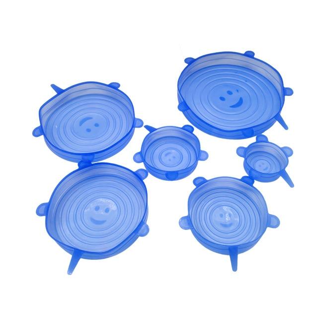 EcoLid - 6 Silicone Reusable Stretch Covers | Kalsten