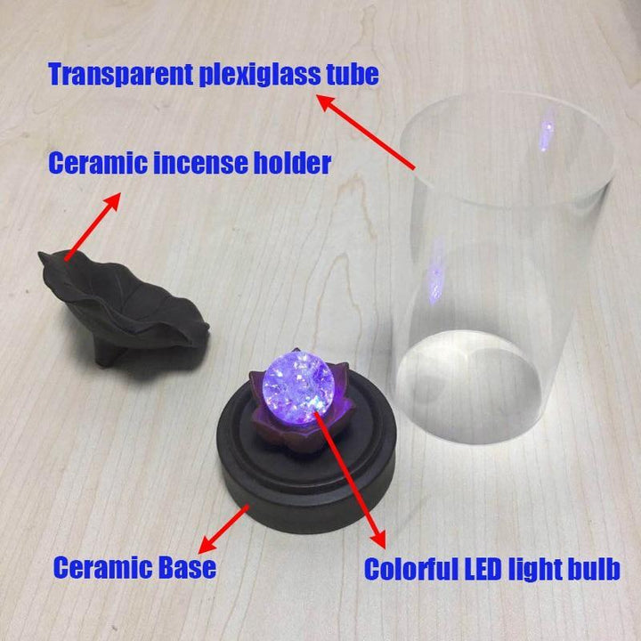 Led Crystal Ball Incense Burner | Kalsten