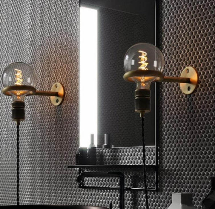 Nordic Retro Ring Sconce Mirror Wall Lamp | Kalsten