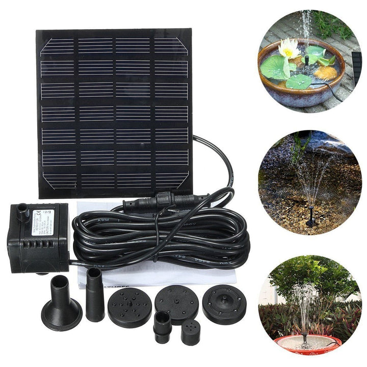 Kalsten | Sun Fountain "Sun Fountain" for Pond or Birdbath – With 4 Spray Heads