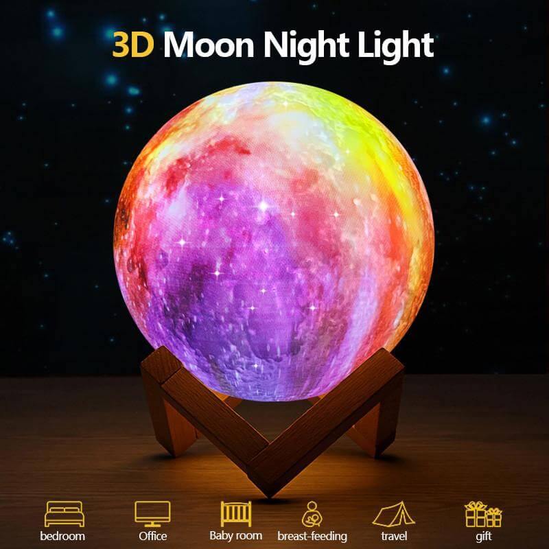 3D Moon Night Lamp | Kalsten