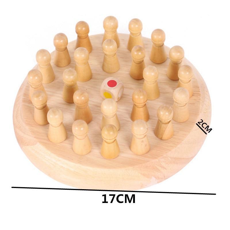 Wooden Memory Chess Game | Kalsten
