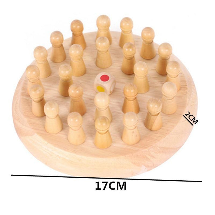 Wooden Memory Chess Game | Kalsten