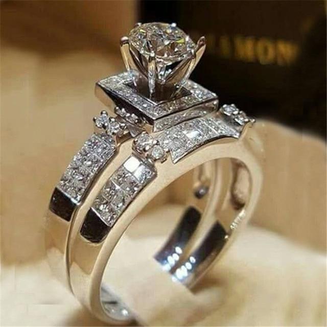Elegant Engagement Wedding Ring Set | Kalsten