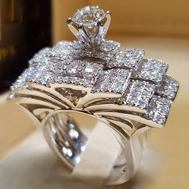 Elegant Engagement Wedding Ring Set | Kalsten