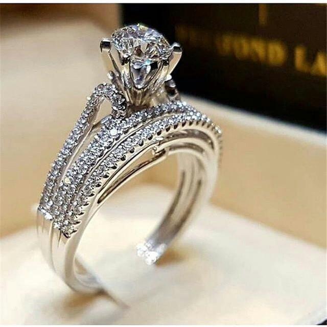 Elegant Engagement Wedding Ring Set | Kalsten