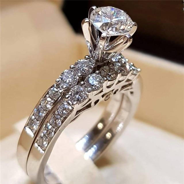 Elegant Engagement Wedding Ring Set | Kalsten