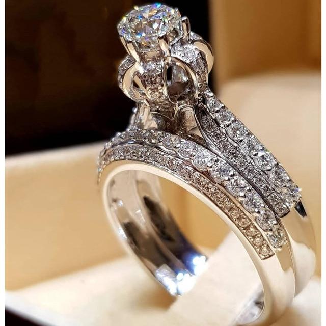 Elegant Engagement Wedding Ring Set | Kalsten