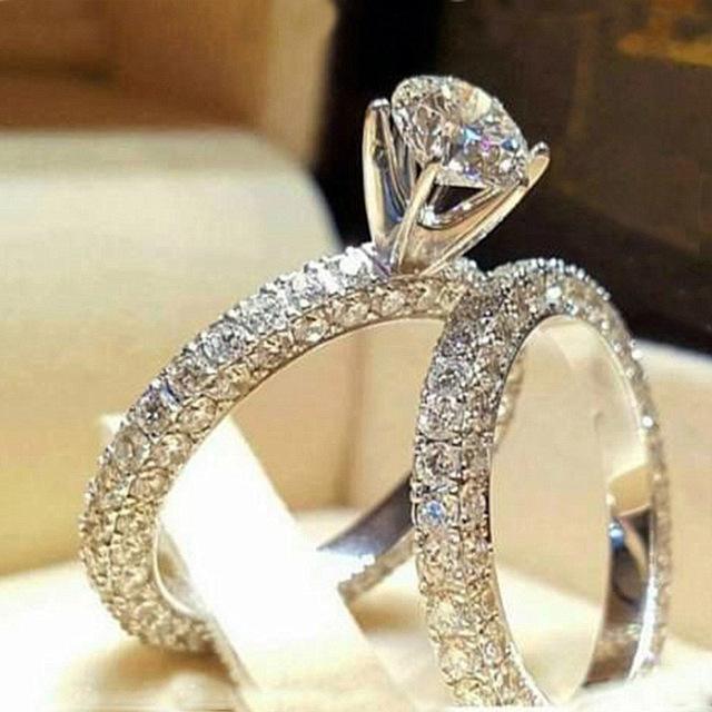 Elegant Engagement Wedding Ring Set | Kalsten