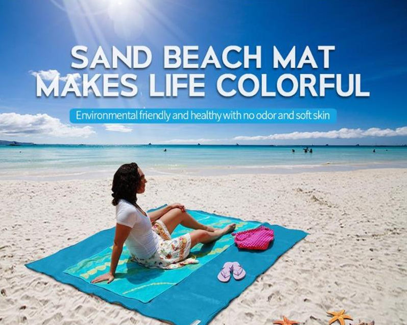 Kalsten | XXL Sand-free Beach Towel | Sand Sheet | 200x200
