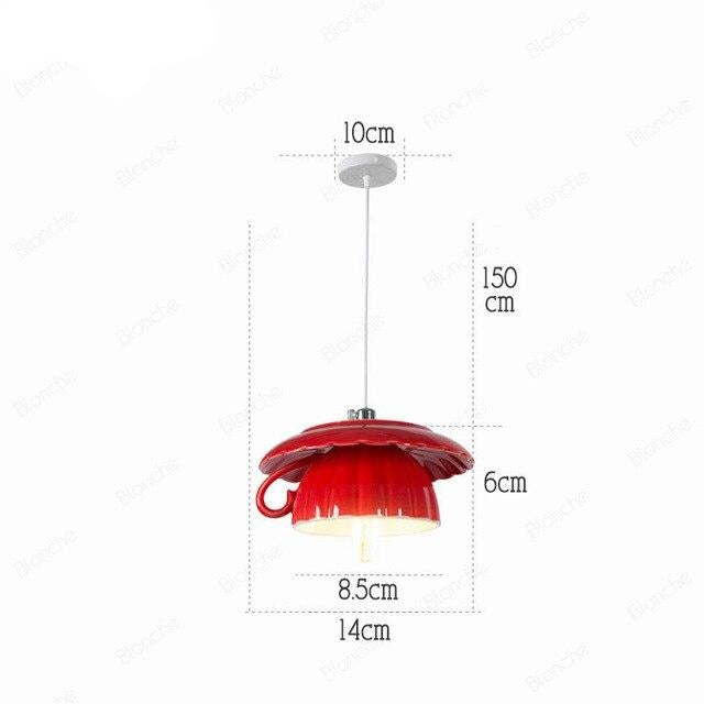 Nordic Ceramic Tea Cup Light | Kalsten