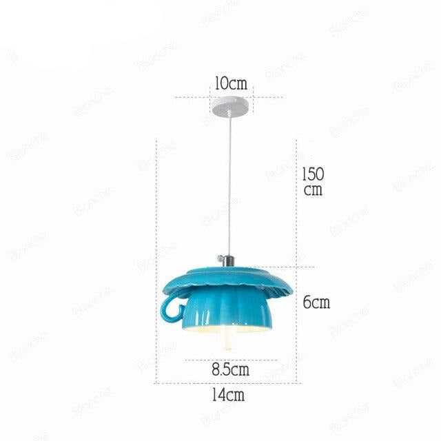 Nordic Ceramic Tea Cup Light | Kalsten
