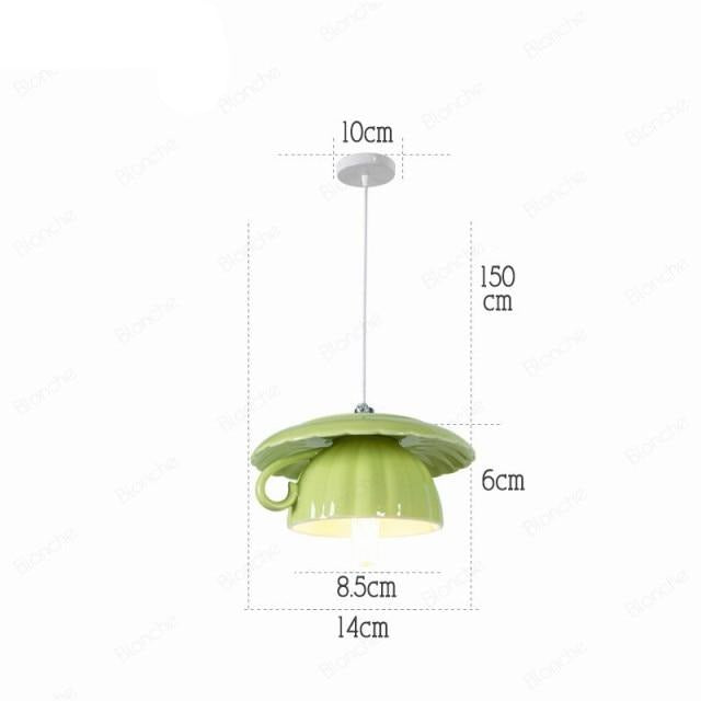 Nordic Ceramic Tea Cup Light | Kalsten