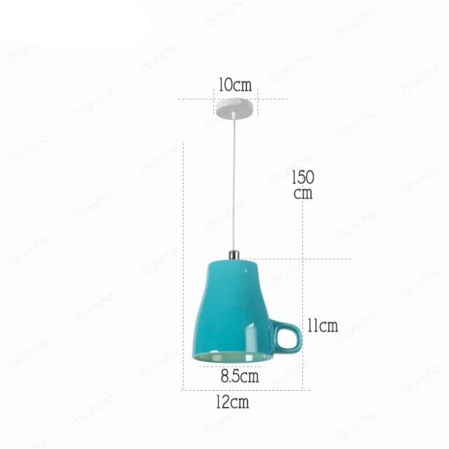 Nordic Ceramic Tea Cup Light | Kalsten