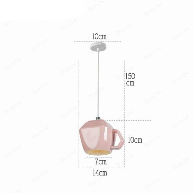 Nordic Ceramic Tea Cup Light | Kalsten