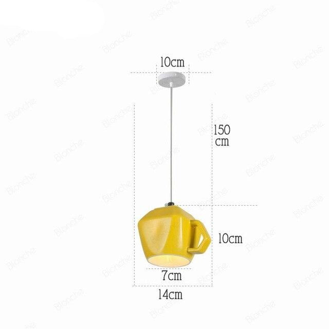 Nordic Ceramic Tea Cup Light | Kalsten