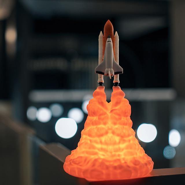 3D Print Space Shuttle Night  Lamp | Kalsten