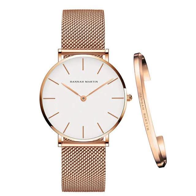 Kalsten | Hannah Martin Women’s Watch with Adjustable Stainless Steel Band