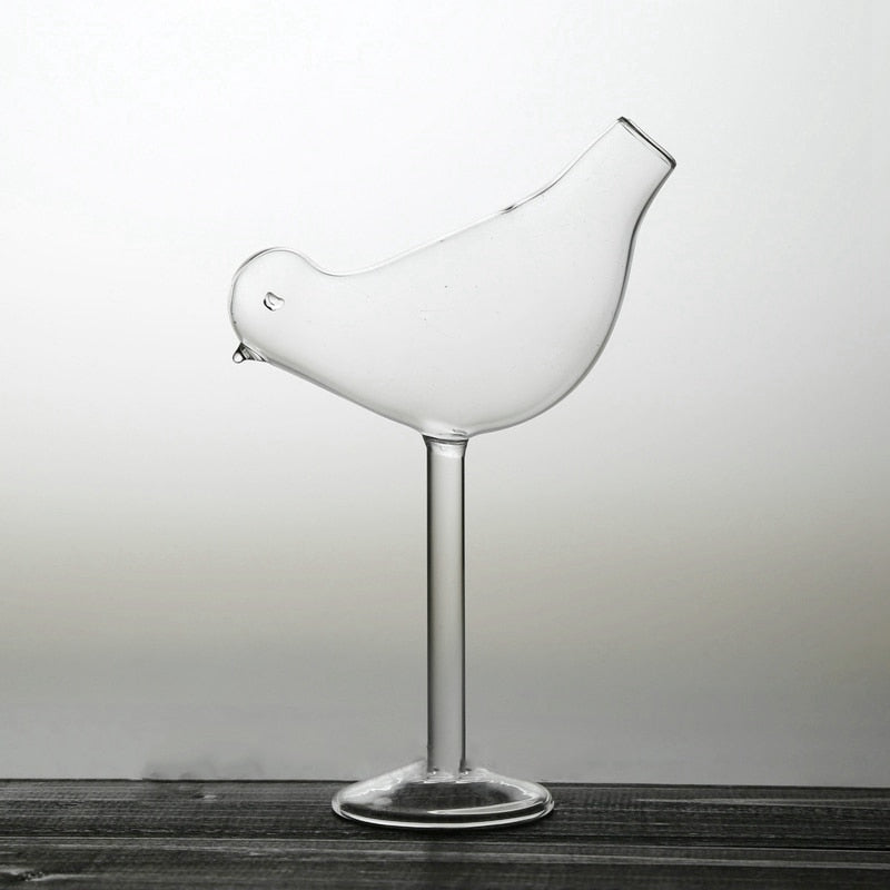 Bird-Shaped Cocktail Glass