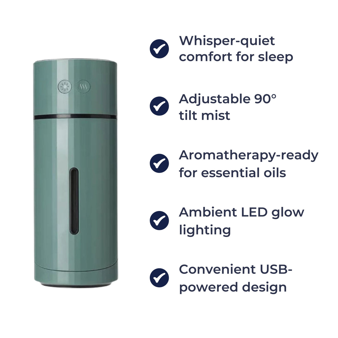 Ultra Quiet – 90° Tilt Rotation – Relieves Dry Air & Enhances Sleep in Bedroom or Office Kalsten
