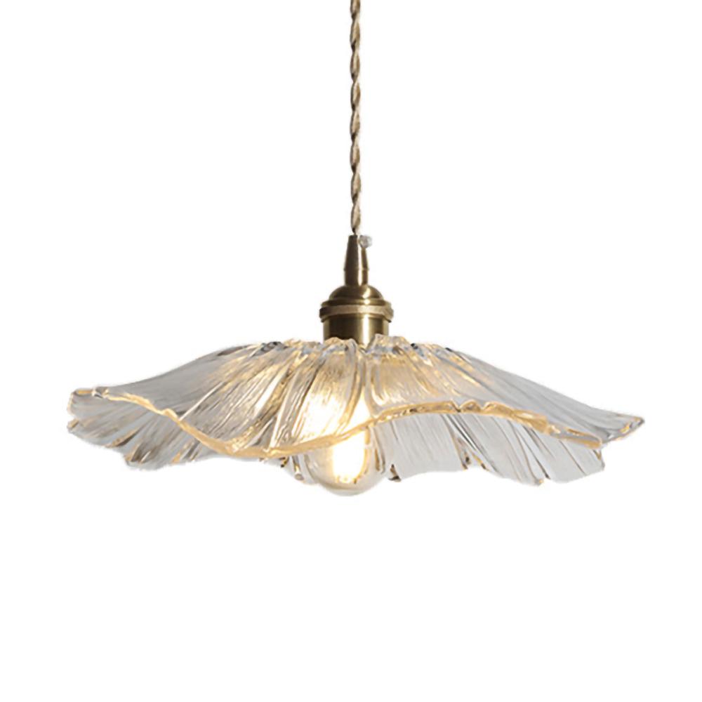 Retro Lotus Creative Glass Pendant Lamp | Kalsten